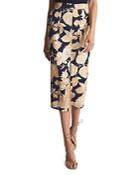 Reiss Jackson Printed Pencil Skirt