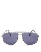 Tom Ford Men's Georges Mod Brow Bar Aviator Sunglasses, 59mm