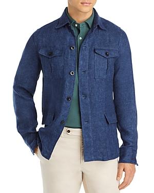 Sid Mashburn Twill Cotton Military Jacket
