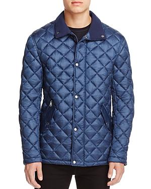 Cole Haan Diamond Quilted Snap Jacket