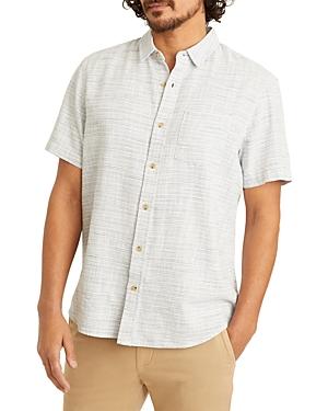 Marine Layer Selvage Dash Print Short Sleeve Shirt