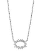 Bloomingdale's Diamond Round & Baguette Open Pendant Necklace In 14k White Gold, 0.30 Ct. T.w. - 100% Exclusive