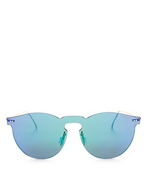 Illesteva Women's Leonard Mirrored Shield Sunglasses, 55mm