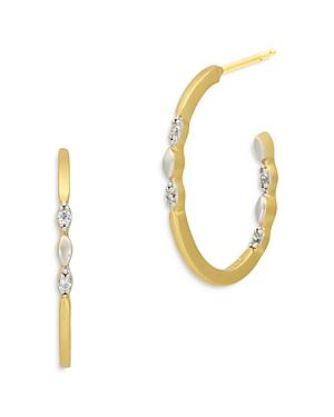 Freida Rothman Amor Of Hope Hoop Earrings