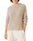 Eileen Fisher Organic Cotton Funnel Neck Sweater