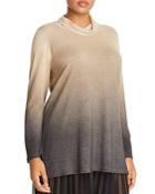 Marina Rinaldi Alare Silk & Cotton Ombre Sweater