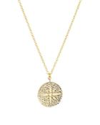 Argento Vivo North Star Medallion Pendant Necklace, 16