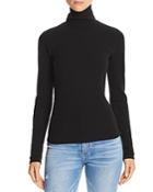 7 For All Mankind Ribbed Turtleneck Top