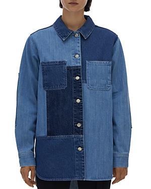 Helmut Lang Pieced Patchwork Denim Jacket