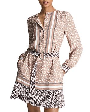 Reiss Georgie Mixed Print Dress