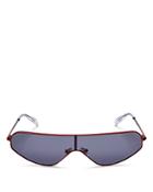 Kendall And Kylie Surfer Shield Sunglasses, 63mm