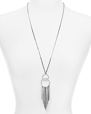 Aqua Brielle Fringe Pendant Necklace, 27 - 100% Exclusive