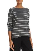 Eileen Fisher Striped Boatneck Top