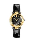 Versace Reve Watch With Leather Strap, 35mm