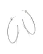 Marco Bicego 18k White Gold Bi49 Diamond Hoop Earrings - 100% Exclusive