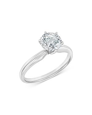Bloomingdale's Certified Diamond Solitaire Engagement Ring In 14k White Gold, 1.50 Ct. T.w. - 100% Exclusive