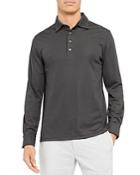 Theory Masser Long Sleeve Polo Shirt