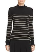 Vince Cashmere Ribbed Stripe Sweater