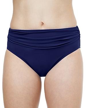 Profile By Gottex Side Shirred High Waist Bikini Bottom
