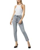 Dl1961 Bella Ankle Slim Vintage Jeans In Chalk