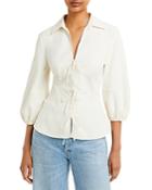 Cinq A Sept Brit Tie Front Shirt