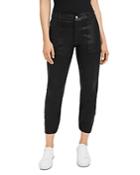 7 For All Mankind Coated Crop Jogger Pants