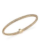 Bloomingdale's Basket Weave Bangle In 14k Yellow Gold - 100% Exclusive