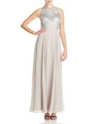 Js Collections Embellished Chiffon Gown