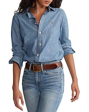 Polo Ralph Lauren Chambray Button Down Blouse