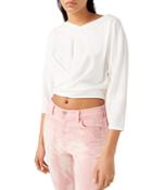 7 For All Mankind Cotton Cropped Tee