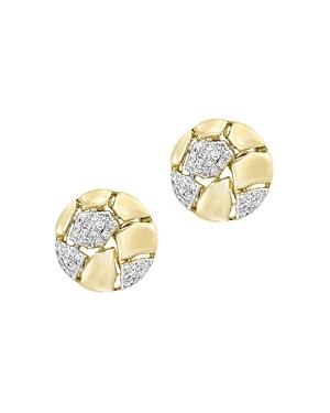 Diamond Stud Earrings In 14k Yellow Gold, .20 Ct. T.w. - 100% Exclusive