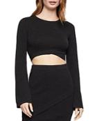 Bcbgeneration Bell-sleeve Cropped Top