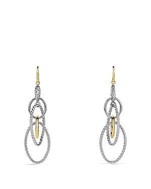 David Yurman Mobile Large Link Earrings With Gold