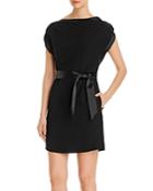 Emporio Armani Belted Cap-sleeve Dress