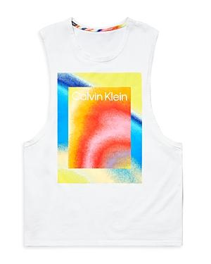 Calvin Klein Reimagined Heritage Pride Iridescent Rainbow Tank Top