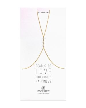 Dogeared Cultured Freshwater Pearl Hand Chain