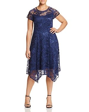 Estelle Spellwood Lace-overlay Dress