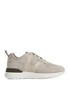 Reiss Women's Zenna Low-top Perforated Trainer Sneakers