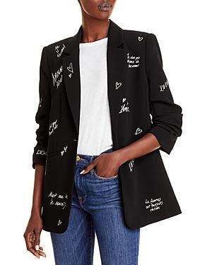 Cinq A Sept Lila Love Note Blazer