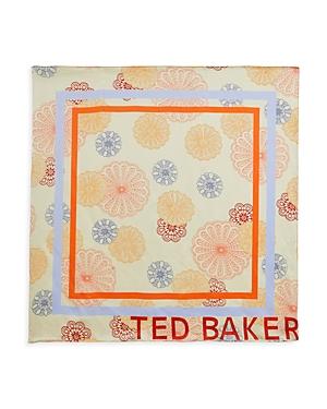 Ted Baker Saphura Summer Bloom Mandala Dot Silk Square Scarf
