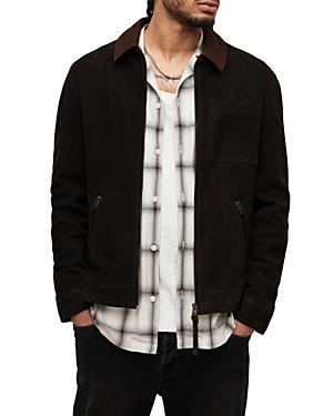 Allsaints Jaxen Suede Contrast Collar Jacket