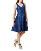 Hobbs London Royal Blue Fit-and-flare Dress