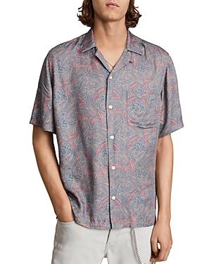 Allsaints Oslo Paisley Short Sleeve Shirt