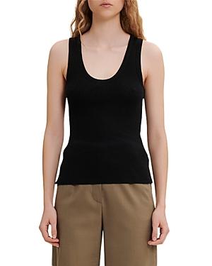 Maje Tatin Scoop Neck Top