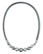 Majorica Simulated Pearl Collar Necklace, 17