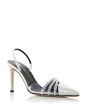 Giuseppe Zanotti Women's Embellished Slingback High Heel Sandals