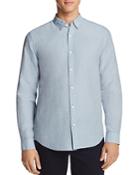 Theory Edward Essential Linen Long Sleeve Button-down Shirt