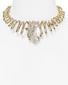 Alexis Bittar Miss Havisham Encrusted Spiral Collar Necklace