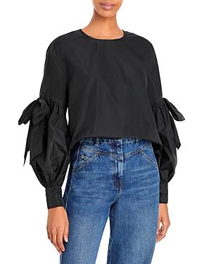 Cinq A Sept Lissie Tie Sleeve Top