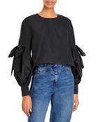 Cinq A Sept Lissie Tie Sleeve Top